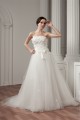 Strapless Sleeveless Satin Fine Netting Wedding Dresses 2031007 Strapless Sleeveless Satin Fine Netting Wedding Dresses 2031007
