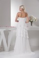 Strapless Sleeveless Sheath/Column Chiffon Wedding Dresses 2031009 Strapless Sleeveless Sheath/Column Chiffon Wedding Dresses 2031009