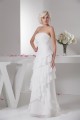 Strapless Sleeveless Sheath/Column Chiffon Wedding Dresses 2031009 Strapless Sleeveless Sheath/Column Chiffon Wedding Dresses 2031009