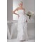 Strapless Sleeveless Sheath/Column Chiffon Wedding Dresses 2031009