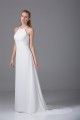 A-Line Halter Sleeveless Chiffon Wedding Dresses 2030101 A-Line Halter Sleeveless Chiffon Wedding Dresses 2030101