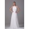 A-Line Halter Sleeveless Chiffon Wedding Dresses 2030101