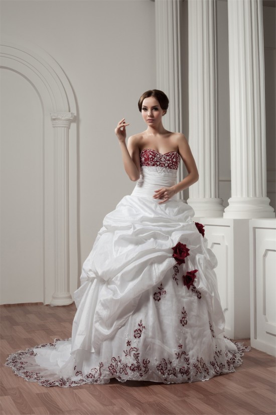 Sweetheart A-Line Satin Taffeta Sleeveless Lace Wedding Dresses 2031014 Sweetheart A-Line Satin Taffeta Sleeveless Lace Wedding Dresses 2031014