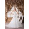 Sweetheart Sleeveless Satin Fine Netting Lace Wedding Dresses 2031017