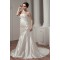 A-Line Sweetheart Court Train Beautiful Wedding Dresses 2031022