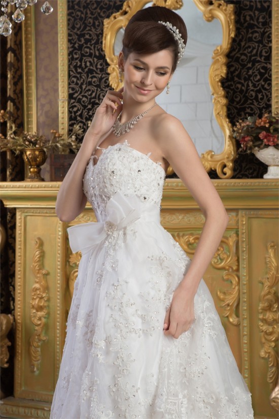 Sweetheart Sheath/Column Sleeveless Satin Fine Netting Lace Wedding Dresses 2031023 Sweetheart Sheath/Column Sleeveless Satin Fine Netting Lace Wedding Dresses 2031023