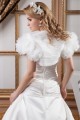 Sweetheart Short Sleeve Satin A-Line Beaded Beautiful Wedding Dresses 2031024 Sweetheart Short Sleeve Satin A-Line Beaded Beautiful Wedding Dresses 2031024