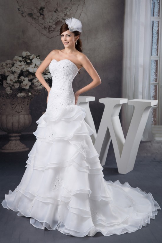 Sweetheart Sleeveless Satin A-Line Lace Wedding Dresses 2031029 Sweetheart Sleeveless Satin A-Line Lace Wedding Dresses 2031029