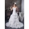 Sweetheart Sleeveless Satin A-Line Lace Wedding Dresses 2031029