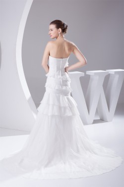 Trumpet/Mermaid Sweetheart Sweep Train Wedding Dresses 2030103