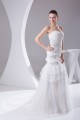 Trumpet/Mermaid Sweetheart Sweep Train Wedding Dresses 2030103 Trumpet/Mermaid Sweetheart Sweep Train Wedding Dresses 2030103