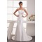 Mermaid/Trumpet Taffeta Fine Netting Strapless Wedding Dresses 2031031