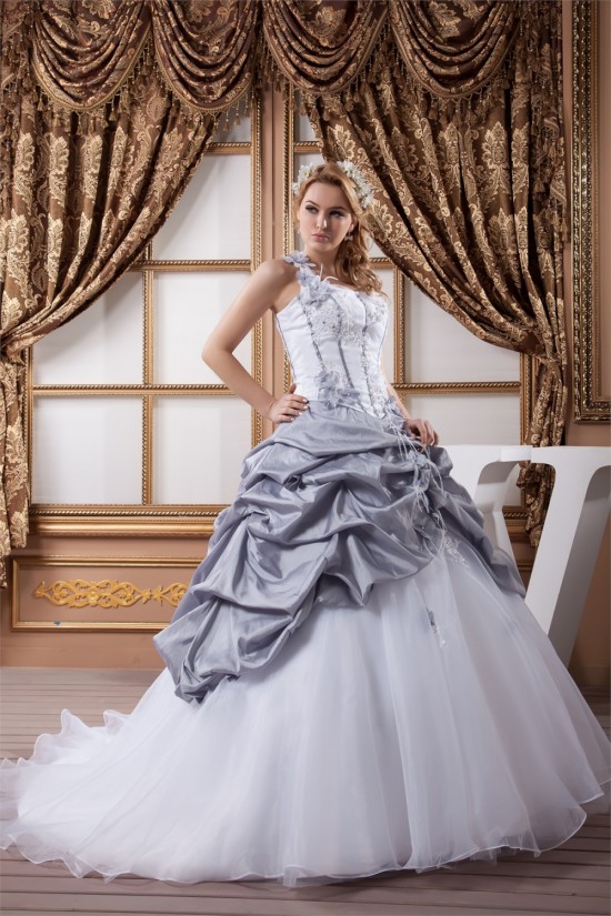 A-Line Satin Taffeta Halter Sleeveless Sweet Wedding Dresses 2031033 A-Line Satin Taffeta Halter Sleeveless Sweet Wedding Dresses 2031033