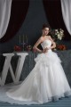 A-Line Strapless Sleeveless Beaded Applique Wedding Dresses 2031036 A-Line Strapless Sleeveless Beaded Applique Wedding Dresses 2031036