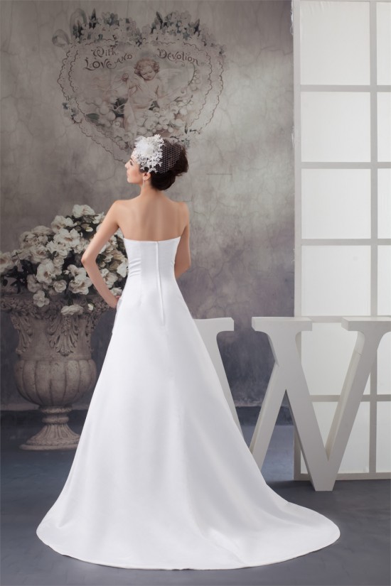 A-Line Sleeveless Strapless Wedding Dresses 2031038 A-Line Sleeveless Strapless Wedding Dresses 2031038
