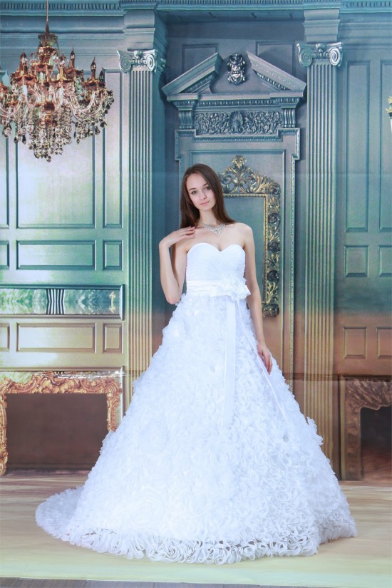 Unique Design Sleeveless Sweetheart Ball Gown Wedding Dresses 2031039