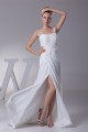 Sheath/Column Beaded Applique One-Shoulder Chiffon Wedding Dresses 2030104 Sheath/Column Beaded Applique One-Shoulder Chiffon Wedding Dresses 2030104