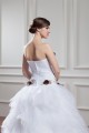 Unique Design Sweetheart Satin Organza Ball Gown Sleeveless Wedding Dresses 2031042 Unique Design Sweetheart Satin Organza Ball Gown Sleeveless Wedding Dresses 2031042