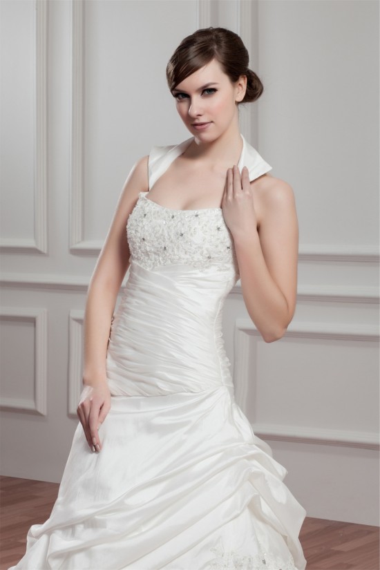 Unique Design Taffeta A-Line Sleeveless Wedding Dresses 2031043 Unique Design Taffeta A-Line Sleeveless Wedding Dresses 2031043
