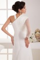 Sheath/Column V-Neck Beading One Sleeve Floor-Length Wedding Dresses 2031046 Sheath/Column V-Neck Beading One Sleeve Floor-Length Wedding Dresses 2031046