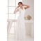 Sheath/Column V-Neck Beading One Sleeve Floor-Length Wedding Dresses 2031046