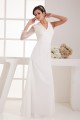 Sheath/Column V-Neck Beading One Sleeve Floor-Length Wedding Dresses 2031046 Sheath/Column V-Neck Beading One Sleeve Floor-Length Wedding Dresses 2031046