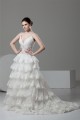 A-Line V-Neck Satin Organza Sleeveless Lace Embellished Wedding Dresses 2031048 A-Line V-Neck Satin Organza Sleeveless Lace Embellished Wedding Dresses 2031048