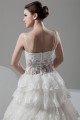 A-Line V-Neck Satin Organza Sleeveless Lace Embellished Wedding Dresses 2031048 A-Line V-Neck Satin Organza Sleeveless Lace Embellished Wedding Dresses 2031048