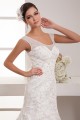 Scoop Satin Organza A-Line Wedding Dresses 2031052