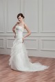 Wholesale Strapless Satin Organza Sleeveless A-Line Wedding Dresses 2031056 Wholesale Strapless Satin Organza Sleeveless A-Line Wedding Dresses 2031056