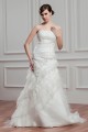 Wholesale Strapless Satin Organza Sleeveless A-Line Wedding Dresses 2031056 Wholesale Strapless Satin Organza Sleeveless A-Line Wedding Dresses 2031056