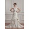 Wonderful A-Line Portrait Sleeveless V-Neck Lace Wedding Dresses 2031057