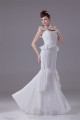 Mermaid/Trumpet Floor-Length Chiffon Sleeveless Best Wedding Dresses 2030106 Mermaid/Trumpet Floor-Length Chiffon Sleeveless Best Wedding Dresses 2030106