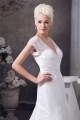 Wonderful A-Line Sleeveless V-Neck Satin Lace Wedding Dresses 2031061