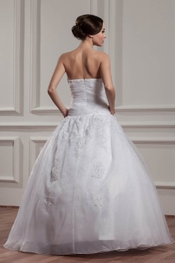 Wonderful A-Line Sweetheart Sleeveless Lace Floor-Length Wedding Dresses 2031064