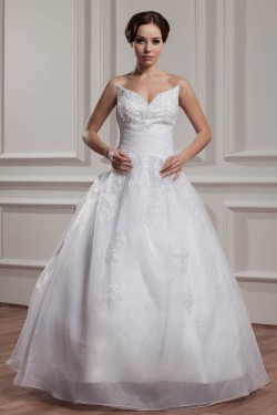 Wonderful A-Line Sweetheart Sleeveless Lace Floor-Length Wedding Dresses 2031064