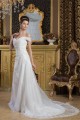 Wonderful Off-the-Shoulder A-Line Sleeveless Beaded Lace Wedding Dresses 2031065 Wonderful Off-the-Shoulder A-Line Sleeveless Beaded Lace Wedding Dresses 2031065