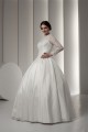 Wonderful Portrait Long Sleeve Satin Fine Netting Lace Floor-Length Wedding Dresses 2031066 Wonderful Portrait Long Sleeve Satin Fine Netting Lace Floor-Length Wedding Dresses 2031066