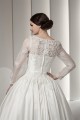 Wonderful Portrait Long Sleeve Satin Fine Netting Lace Floor-Length Wedding Dresses 2031066 Wonderful Portrait Long Sleeve Satin Fine Netting Lace Floor-Length Wedding Dresses 2031066
