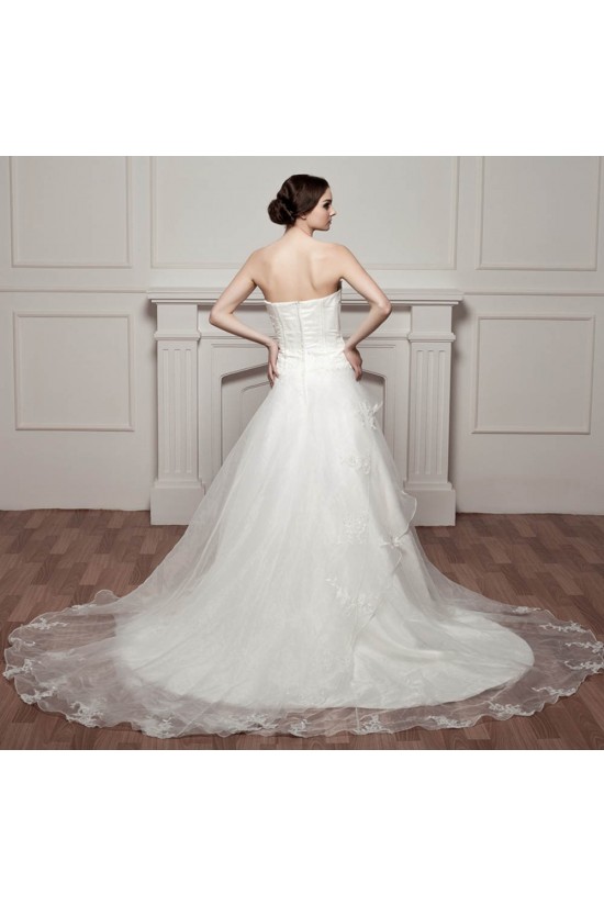 Wonderful A-Line Sleeveless Sweetheart Lace Wedding Dresses 2031071 Wonderful A-Line Sleeveless Sweetheart Lace Wedding Dresses 2031071