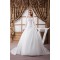Wonderful A-Line Sweetheart Satin Lace Taffeta Wedding Dresses with A Long Sleeve Jacket 2031075