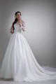 A-Line 3/4 Length Sleeve Satin Organza Scoop Most Beautiful Wedding Dresses 2031076 A-Line 3/4 Length Sleeve Satin Organza Scoop Most Beautiful Wedding Dresses 2031076