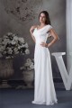 A-Line Chiffon V-Neck Floor-Length New Arrival Wedding Dresses 2030108