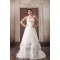 A-Line Satin Sleeveless Sweetheart Embellished Wedding Dresses 2031083