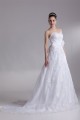 A-Line Sleeveless Sweetheart Satin Lace New Arrival Wedding Dresses 2031087 A-Line Sleeveless Sweetheart Satin Lace New Arrival Wedding Dresses 2031087