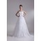 A-Line Sleeveless Sweetheart Satin Lace New Arrival Wedding Dresses 2031087