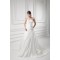 A-Line Sleeveless Taffeta Spaghetti Straps Beaded Wedding Dresses 2031088