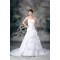 A-Line Strapless Organza Taffeta Sleeveless Best Wedding Dresses 2031093