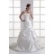 A-Line Sweetheart Satin Sleeveless Wedding Dresses 2031096