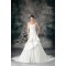 A-Line Sweetheart Satin Sleeveless Embellished Wedding Dresses 2031097